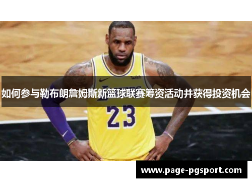 如何参与勒布朗詹姆斯新篮球联赛筹资活动并获得投资机会