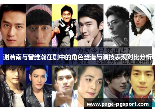谢浩南与曾维瀚在剧中的角色塑造与演技表现对比分析